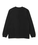 BEAMS RECORDS LOGO PRINT LONG SLEEVE TEE