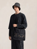 mastermind JAPAN x roarguns x EVISU MULTI-POCKET DENIM MESSENGER BAG