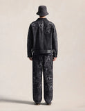 mastermind JAPAN x roarguns x EVISU WASHED MULTI-POCKET TYPE II DENIM JACKET