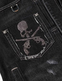 mastermind JAPAN x roarguns x EVISU WASHED MULTI-POCKET TYPE II DENIM JACKET