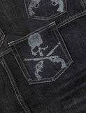 mastermind JAPAN x roarguns x EVISU WASHED MULTI-POCKET TYPE II DENIM JACKET