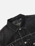 mastermind JAPAN x roarguns x EVISU WASHED MULTI-POCKET TYPE II DENIM JACKET