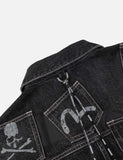 mastermind JAPAN x roarguns x EVISU WASHED MULTI-POCKET TYPE II DENIM JACKET