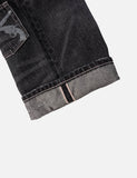 mastermind JAPAN x roarguns x EVISU WASHED MULTI-POCKET SELVEDGE DENIM JEANS