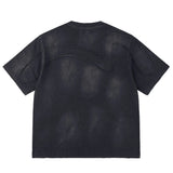 mastermind JAPAN x roarguns x EVISU FRAYED APPLIQUE DAICOCK T-SHIRT