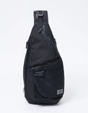 master-piece 30th Anniversary Series "Black Crazy" Sling Bag No.310082-30th