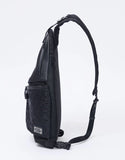 master-piece 30th Anniversary Series "Black Crazy" Sling Bag No.310082-30th