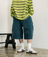 NAUTICA ( JAPAN ) Duck Super Wide Curve Double Knee Cropped Pants