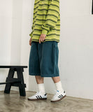 NAUTICA ( JAPAN ) Duck Super Wide Curve Double Knee Cropped Pants