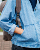 THE NORTH FACE PURPLE LABEL Linen Cotton Denim Field Cardigan [ N26FA028 ]