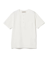BEAMS PLUS x EMI RELIEF Henley Neck Pocket T-shirt