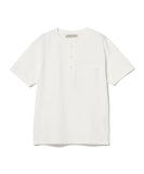 BEAMS PLUS x EMI RELIEF Henley Neck Pocket T-shirt