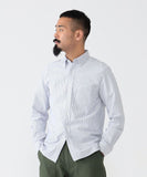 BEAMS PLUS B.D. Oxford Candy Stripe