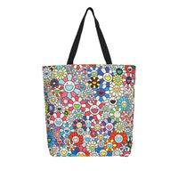 MURAKAMI TAKASHI Multi-color Flowers Tote Bag
