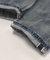 NEXUSVII. DAMAGED LOOSE DENIM PANTS