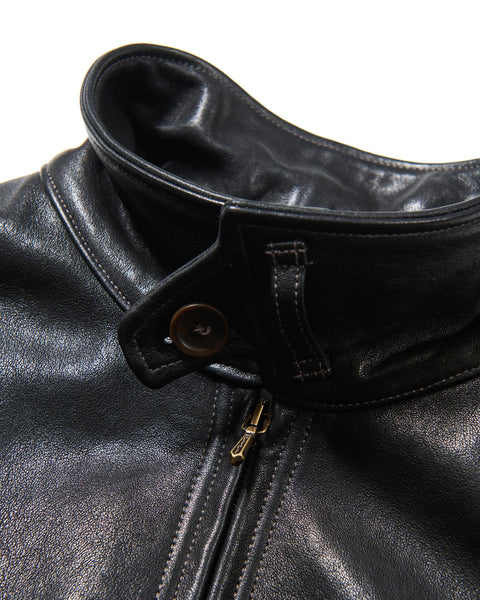 定番のお歳暮 LEATHER 25S/S experiment uniform BLOUSON cotwohk – ] UE-250004 [ ジャケット・アウター