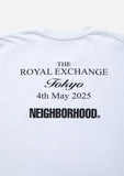 NEIGHBORHOOD x THE ROYAL EXCHANGE . TEE SS [ 251PCNH-ST04S ]