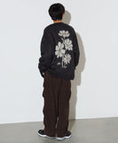 BEAMS HEART Flower Jacquard Cardigan