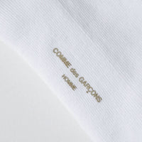COMME des GARCONS HOMME Cotton Pile Logo Socks [ HM-K501-051 ]