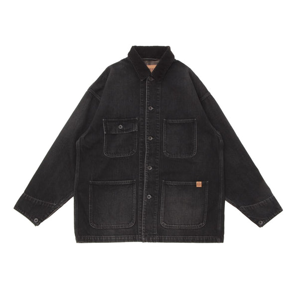 STARBUCKS STAND by BEAMS Black Denim Coveralls