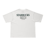 STARBUCKS STAND by BEAMS Logo S/S T-Shirt