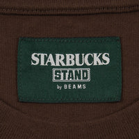 STARBUCKS STAND by BEAMS Logo S/S T-Shirt