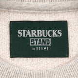 STARBUCKS STAND by BEAMS Logo Crew Sweatshirt