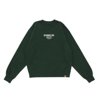 STARBUCKS STAND by BEAMS Logo Crew Sweatshirt
