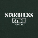STARBUCKS STAND by BEAMS Logo Crew Sweatshirt
