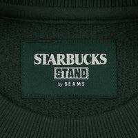 STARBUCKS STAND by BEAMS Logo Crew Sweatshirt
