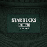 STARBUCKS STAND by BEAMS Logo Crew Sweatshirt