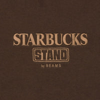 STARBUCKS STAND by BEAMS Logo Crew Sweatshirt