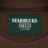 STARBUCKS STAND by BEAMS Logo Crew Sweatshirt