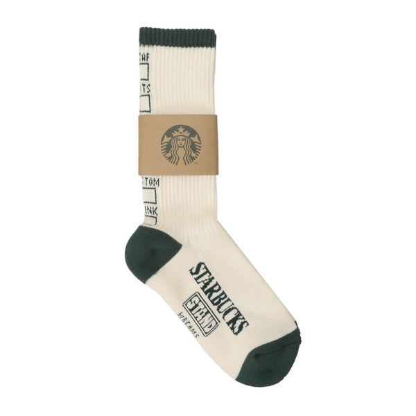 STARBUCKS STAND by BEAMS DRINK-ID Socks