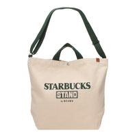STARBUCKS STAND by BEAMS Canvas Logo Tote