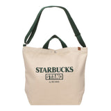 STARBUCKS STAND by BEAMS Canvas Logo Tote