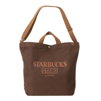 STARBUCKS STAND by BEAMS Canvas Logo Tote