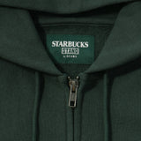 [ Pre-order ] STARBUCKS STAND by BEAMS Logo Zip Hoodie