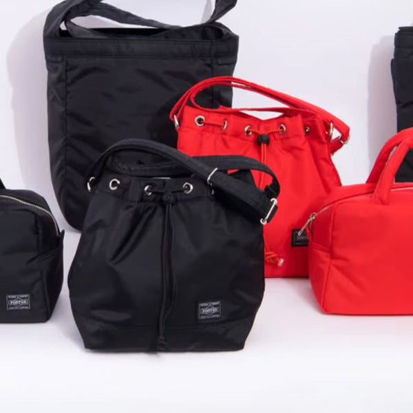 COMME des GARCONS x PORTER DRAWSTRING BAG TRADING MUSEUM LIMITED [ LZ-K201 ]