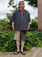 NAUTICA ( JAPAN ) Wide Silhouette Faded Open Collar Short Sleeve Shirt