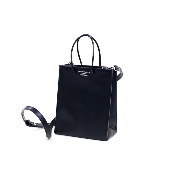 UNKNOWN PRODUCTS LEATHER PAPER SHOULDER BAG LOGO MINI