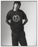 mastermind JAPAN x roarguns x EVISU FRAYED APPLIQUE DAICOCK T-SHIRT