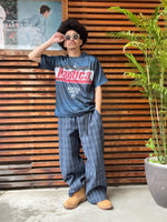 NAUTICA JEANS CO. ( JAPAN ) Mesh Print Logo T-Shirt
