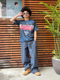 NAUTICA JEANS CO. ( JAPAN ) Mesh Print Logo T-Shirt