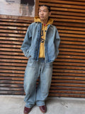 NAUTICA ( JAPAN ) Corduroy Collar Denim Work Jacket