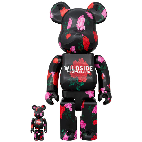 WILDSIDE YOHJI YAMAMOTO x BE@RBRICK Moutan 100% & 400%