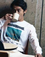 NEIGHBORHOOD x AGNES B. . CREWNECK LS-2