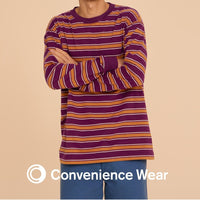JAPAN Convenience Store Long Sleeve Stripe T-shirt [ 2025 Autumn Color ]