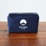 [ Pre-order ] BEAMS JAPAN x evergreen works Logo Pouch - L