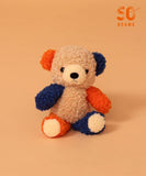 BEAMS JAPAN x DOUSIN Fluffy Colourful Plush Bear S